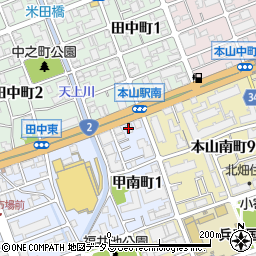 青山医院周辺の地図