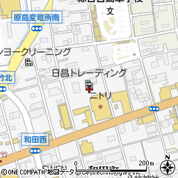 静岡県浜松市中央区和田町729周辺の地図