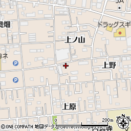 愛知県豊橋市上野町上野93周辺の地図