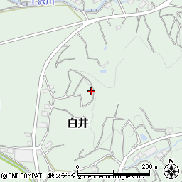 静岡県牧之原市白井周辺の地図