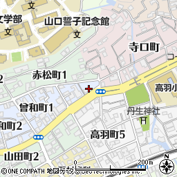 兵庫県神戸市灘区曾和町1丁目1周辺の地図