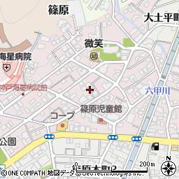 清北住宅周辺の地図