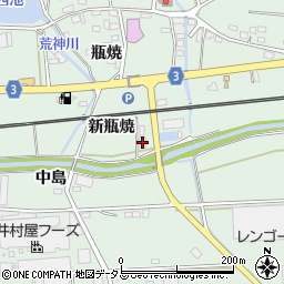 愛知県豊橋市中原町新瓶焼7-5周辺の地図