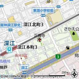 正壽寺周辺の地図
