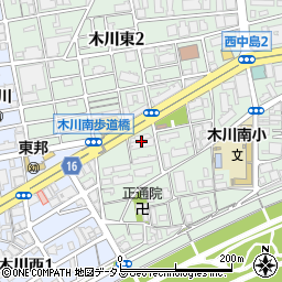 桜鍼灸整骨院木川東周辺の地図