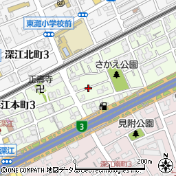 兵庫県神戸市東灘区深江本町周辺の地図