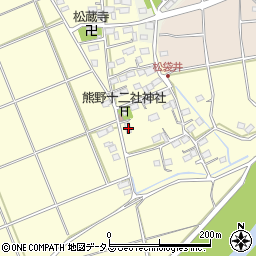 静岡県袋井市松袋井61周辺の地図
