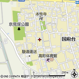 静岡県磐田市国府台595周辺の地図