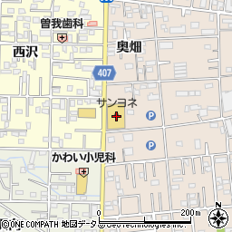 愛知県豊橋市上野町上野55-1周辺の地図