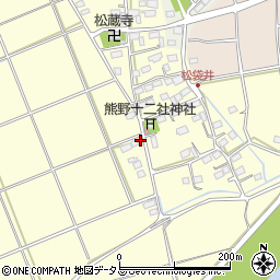 静岡県袋井市松袋井125-2周辺の地図