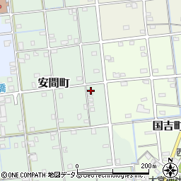 静岡県浜松市中央区安間町313周辺の地図