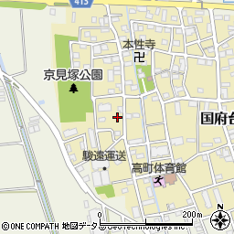 静岡県磐田市国府台594-1周辺の地図
