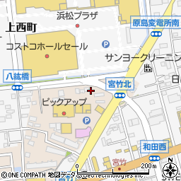 静岡県浜松市中央区宮竹町343周辺の地図