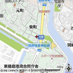 兵庫県加古川市別府町（東町）周辺の地図