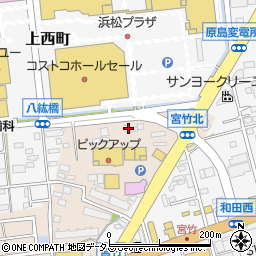 静岡県浜松市中央区宮竹町340周辺の地図