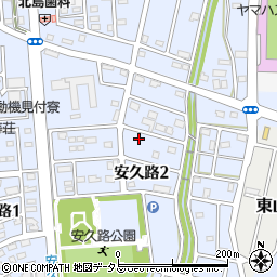 静岡県磐田市安久路2丁目16 17の地図 住所一覧検索 地図マピオン