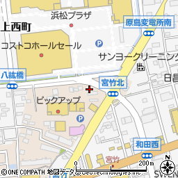 静岡県浜松市中央区宮竹町396周辺の地図