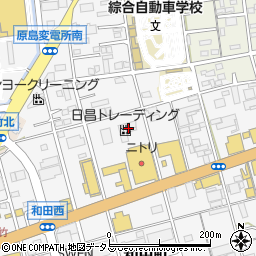 静岡県浜松市中央区和田町728周辺の地図
