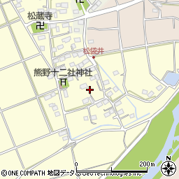 静岡県袋井市松袋井63周辺の地図