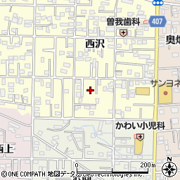 愛知県豊橋市高師町西沢111周辺の地図