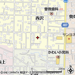 愛知県豊橋市高師町西沢111周辺の地図