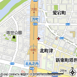 花宇生花店周辺の地図