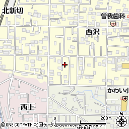 愛知県豊橋市高師町西沢104-3周辺の地図