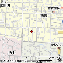 愛知県豊橋市高師町西沢105周辺の地図