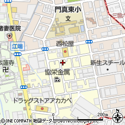 大阪府門真市東江端町4-35周辺の地図