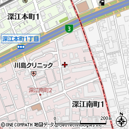 リパーク神戸深江南町１丁目駐車場周辺の地図