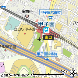 みずほ銀行アズナス甲子園西口店 ＡＴＭ周辺の地図
