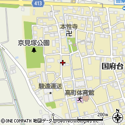 静岡県磐田市国府台599周辺の地図