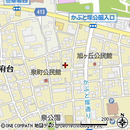 静岡県磐田市国府台73-10周辺の地図