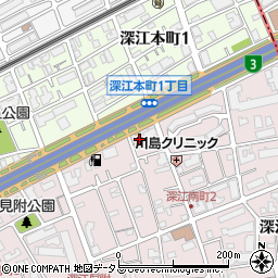 兵庫三菱深江店周辺の地図