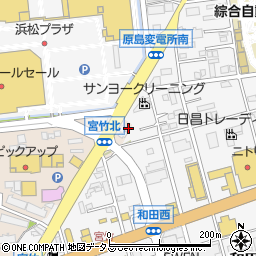 静岡県浜松市中央区宮竹町393周辺の地図