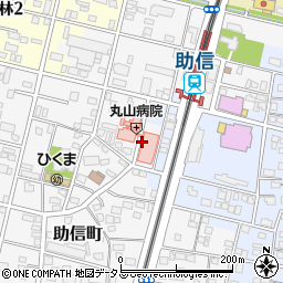 丸山病院周辺の地図