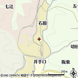 京都府木津川市加茂町東小上石原周辺の地図