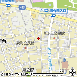 静岡県磐田市国府台73-2周辺の地図