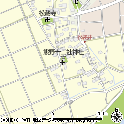 静岡県袋井市松袋井60周辺の地図