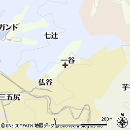 京都府木津川市加茂町岩船一谷周辺の地図