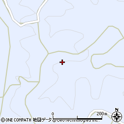 京都府相楽郡南山城村高尾トチ谷周辺の地図