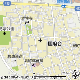 静岡県磐田市国府台478周辺の地図