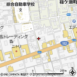 静岡県浜松市中央区和田町692周辺の地図