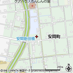 静岡県浜松市中央区安間町225周辺の地図