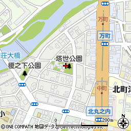 三重県津市北丸之内周辺の地図
