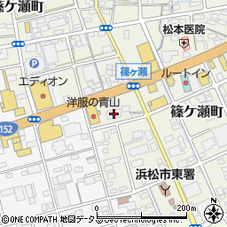 静岡県浜松市中央区篠ケ瀬町1309周辺の地図