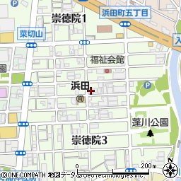 テイカ株式会社　自成寮周辺の地図