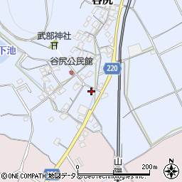岡山県岡山市東区谷尻308周辺の地図