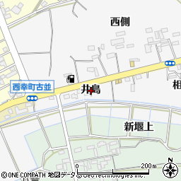 愛知県豊橋市藤並町井島周辺の地図