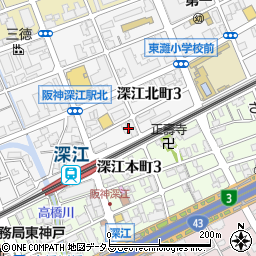 たじま屋 深江本店周辺の地図